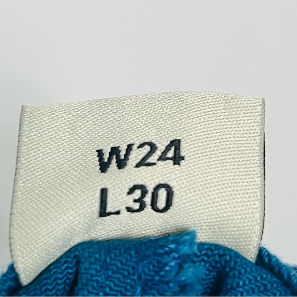 Lucy & Yak Blue Logan Straigh Wide Leg Pants size 24 - Picture 7 of 9